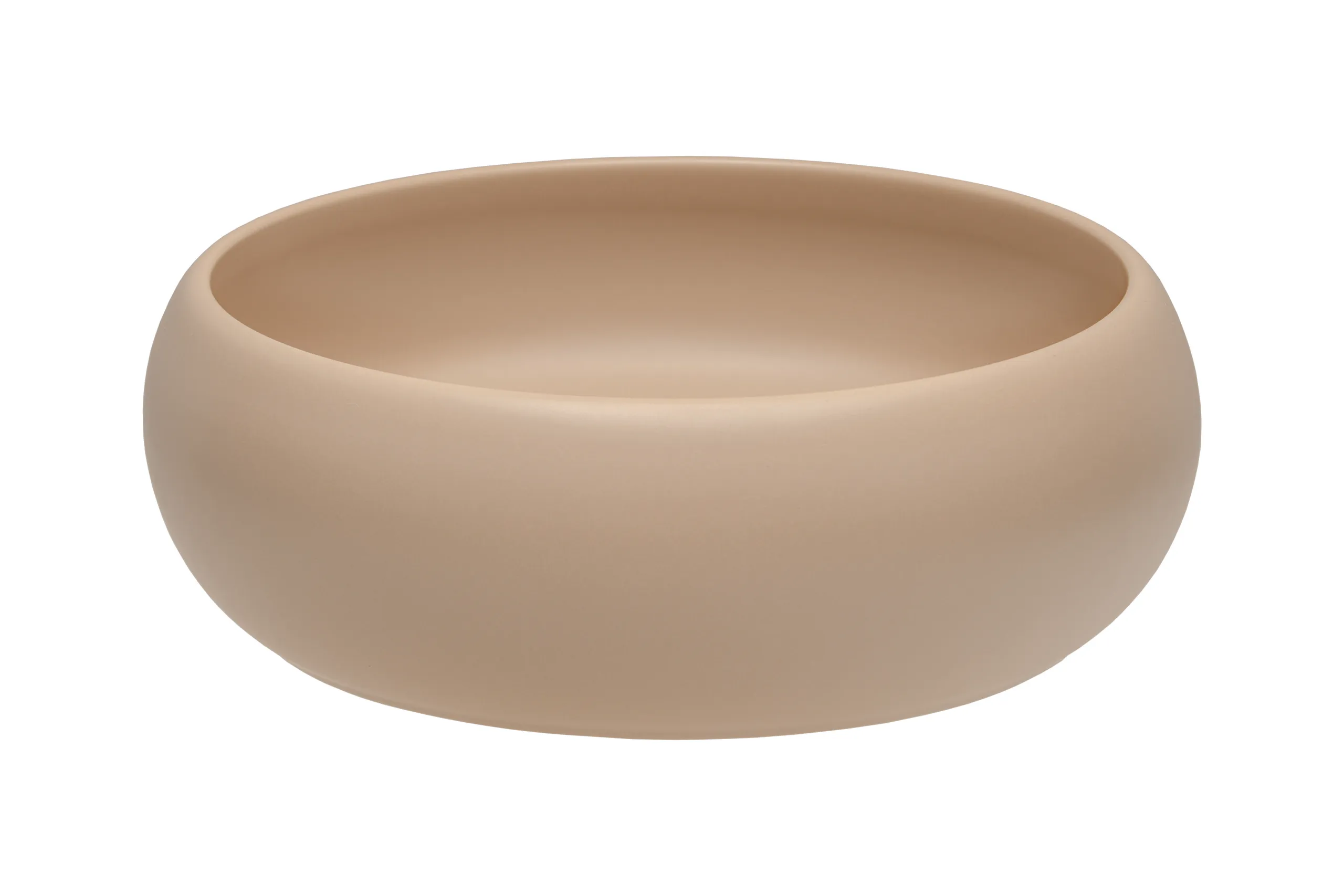 Pastatomas praustuvas VIKI, kapučino, 36x36x12 cm