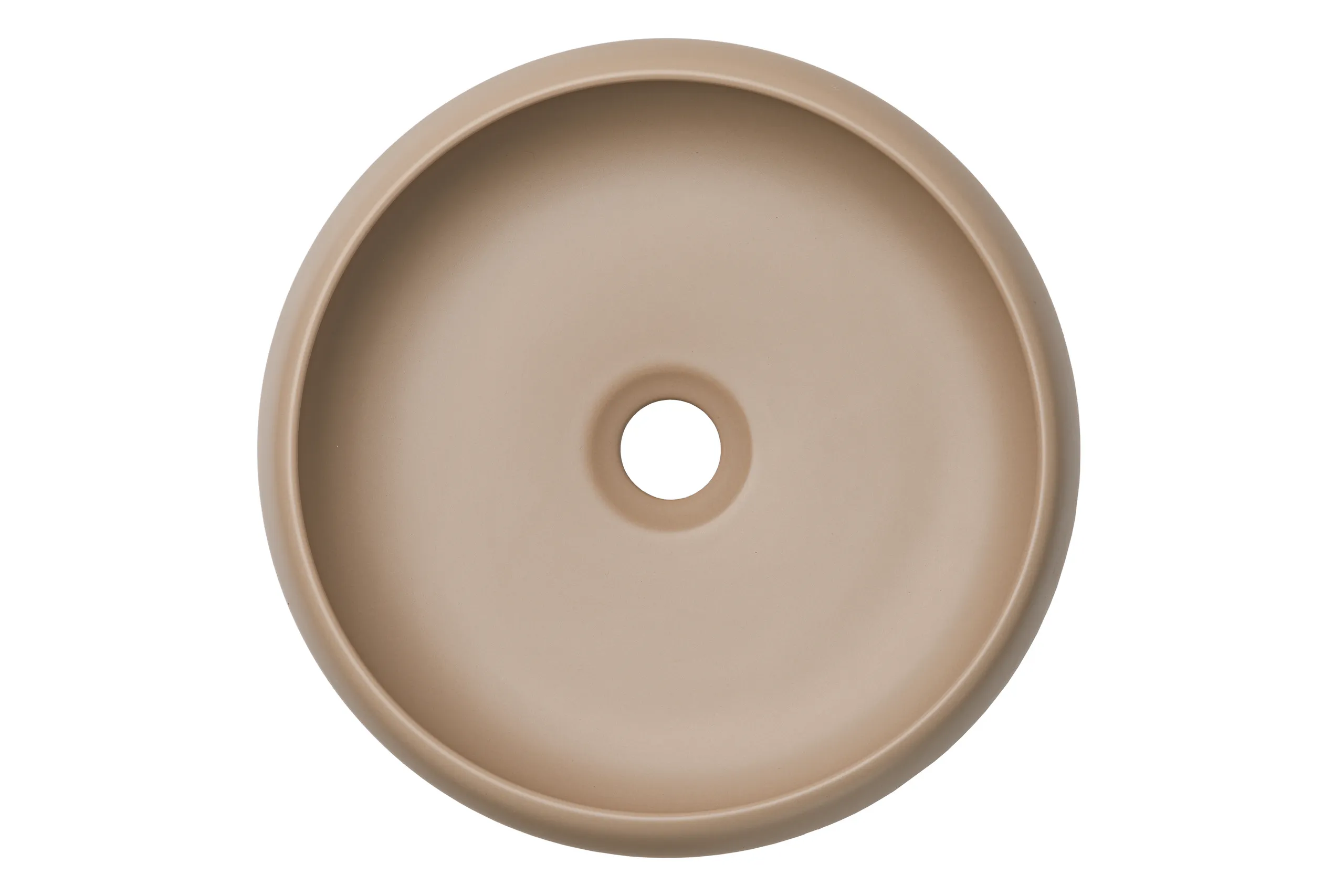 Pastatomas praustuvas VIKI, kapučino, 36x36x12 cm