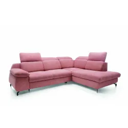 Minkštas kampas COBRO, kairinis/dešininis, 288x223x106 cm