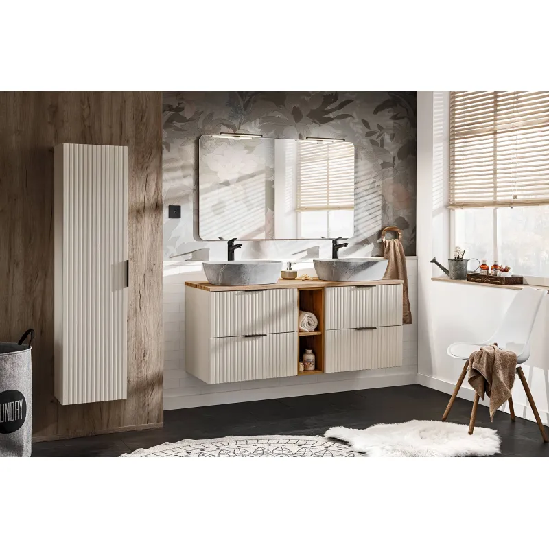 Pakabinama vonios spintelė su stalviršiumi 822 ADELO CASHMERE