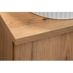 Pakabinama vonios spintelė su stalviršiumi 828F NOVA OAK