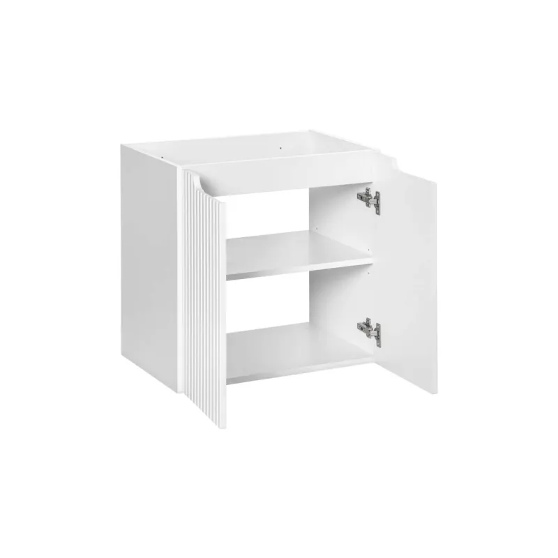 Pakabinama vonios spintelė su praustuvais 824 NOVA WHITE