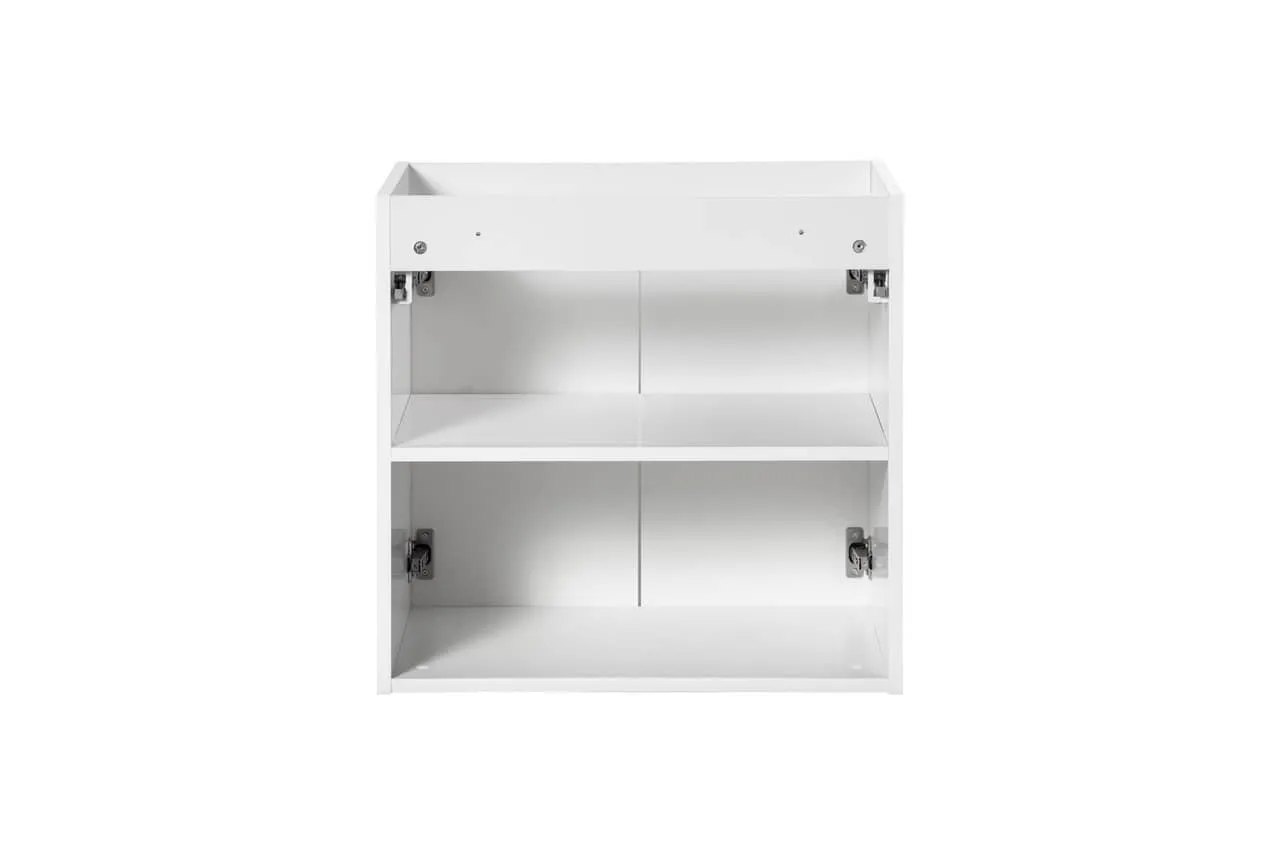 Pakabinama vonios spintelė su praustuvais 824 NOVA WHITE