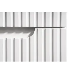 Pakabinama vonios spintelė su praustuvais 824 NOVA WHITE