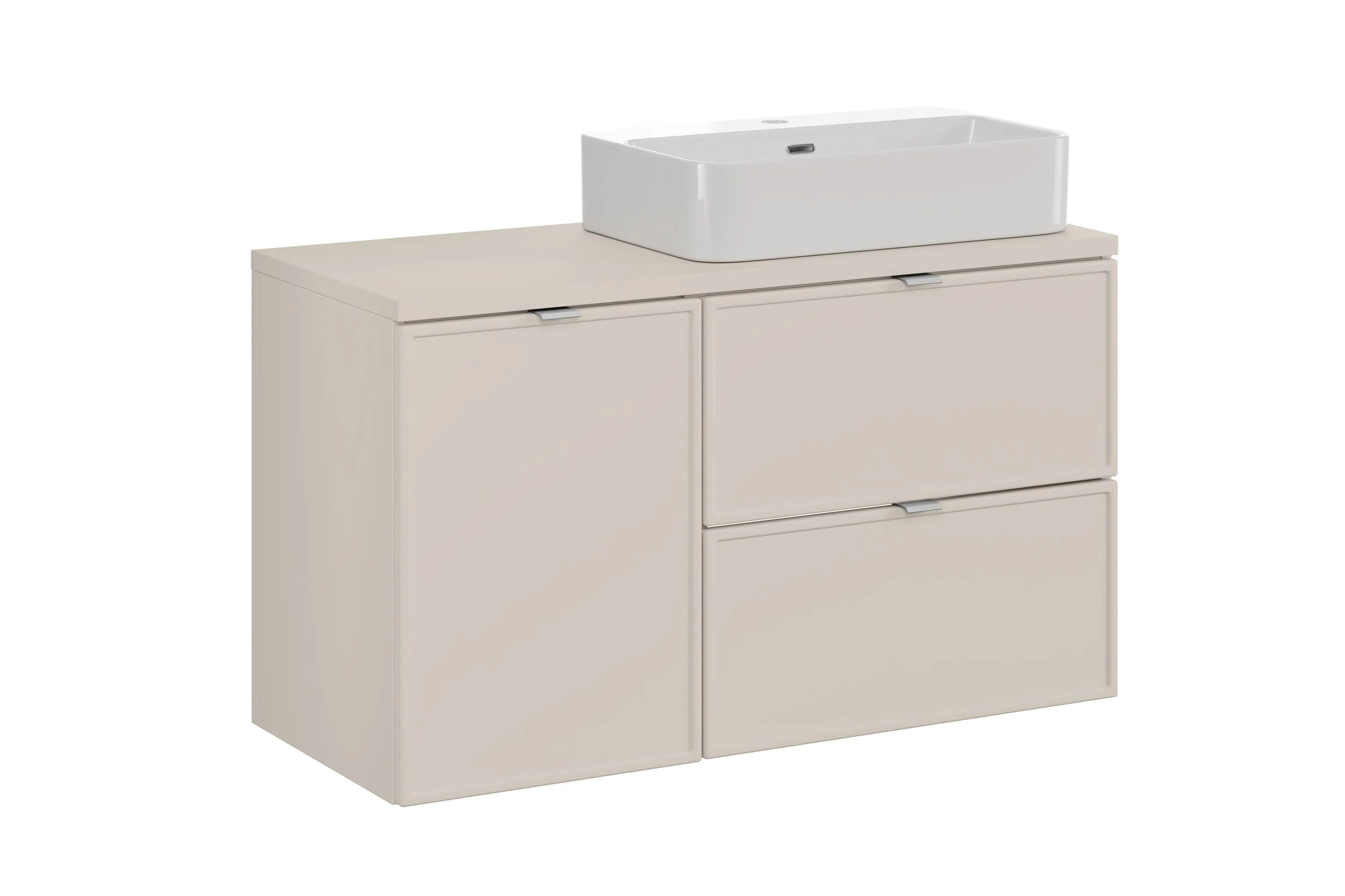 Pakabinama vonios spintelė su praustuvu 821 BELI CASHMERE