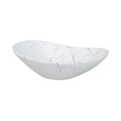 Pakabinama vonios spintelė su praustuvu 821 OVAL CREMO