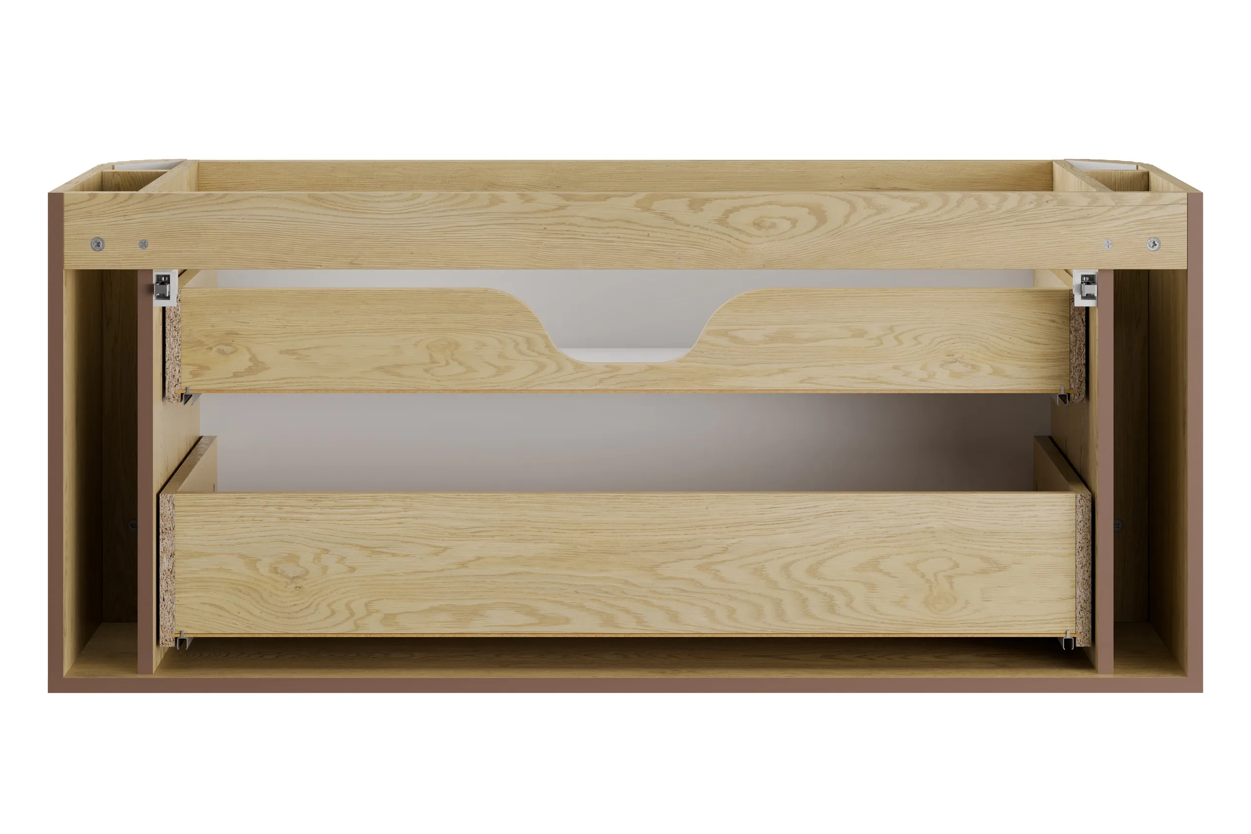 Pakabinama vonios spintelė su praustuvu 822 OVAL CREMO