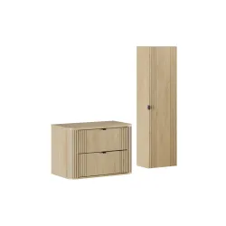 Vonios komplektas OVAL CREMO 80