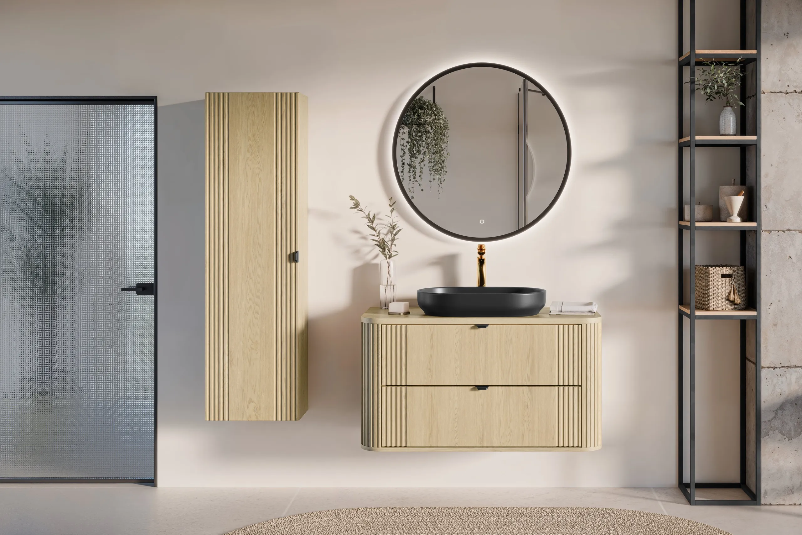 Vonios komplektas OVAL CREMO 100