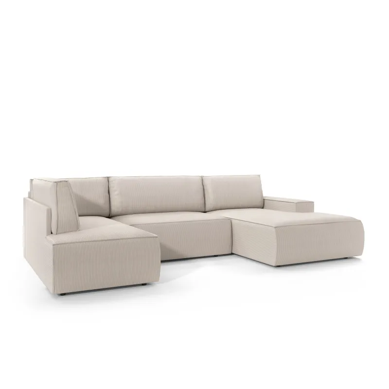 U formos kampas FIORI U2, kairinis/dešininis, 329x167x85 cm