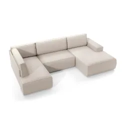 U formos kampas FIORI U2, kairinis/dešininis, 329x167x85 cm