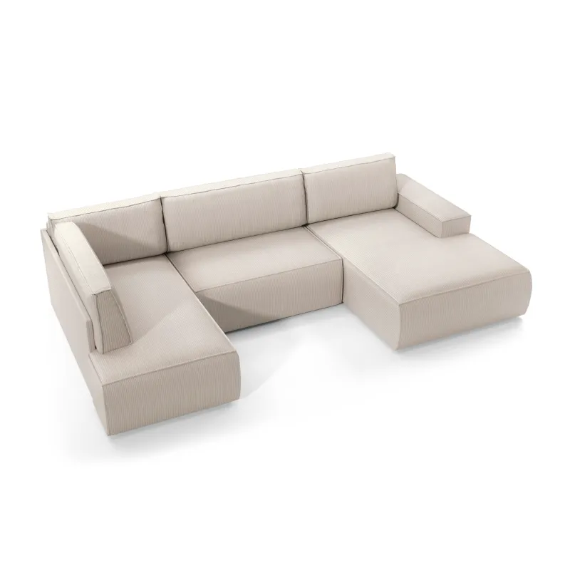 U formos kampas FIORI U2, kairinis/dešininis, 329x167x85 cm