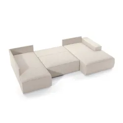 U formos kampas FIORI U2, kairinis/dešininis, 329x167x85 cm