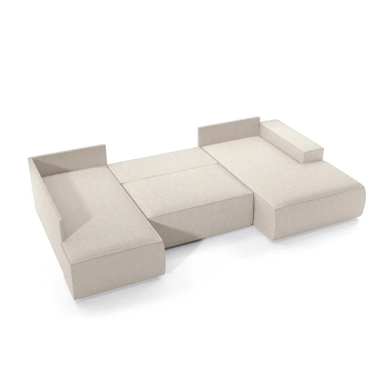 U formos kampas FIORI U2, kairinis/dešininis, 329x167x85 cm