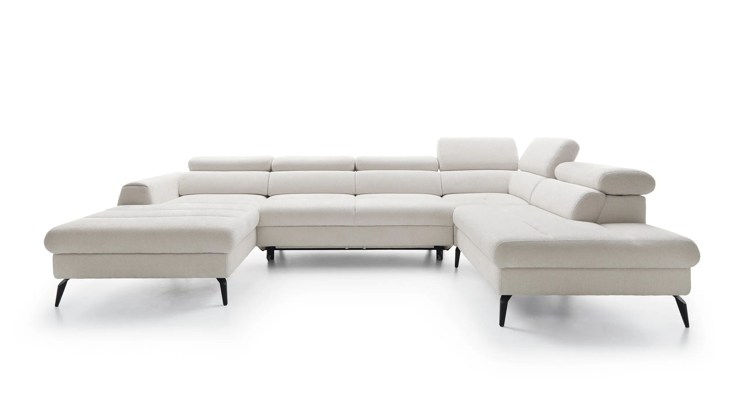 U formos minkštas kampas JAZZY U, kairinis/dešininis, 345x216x93 cm