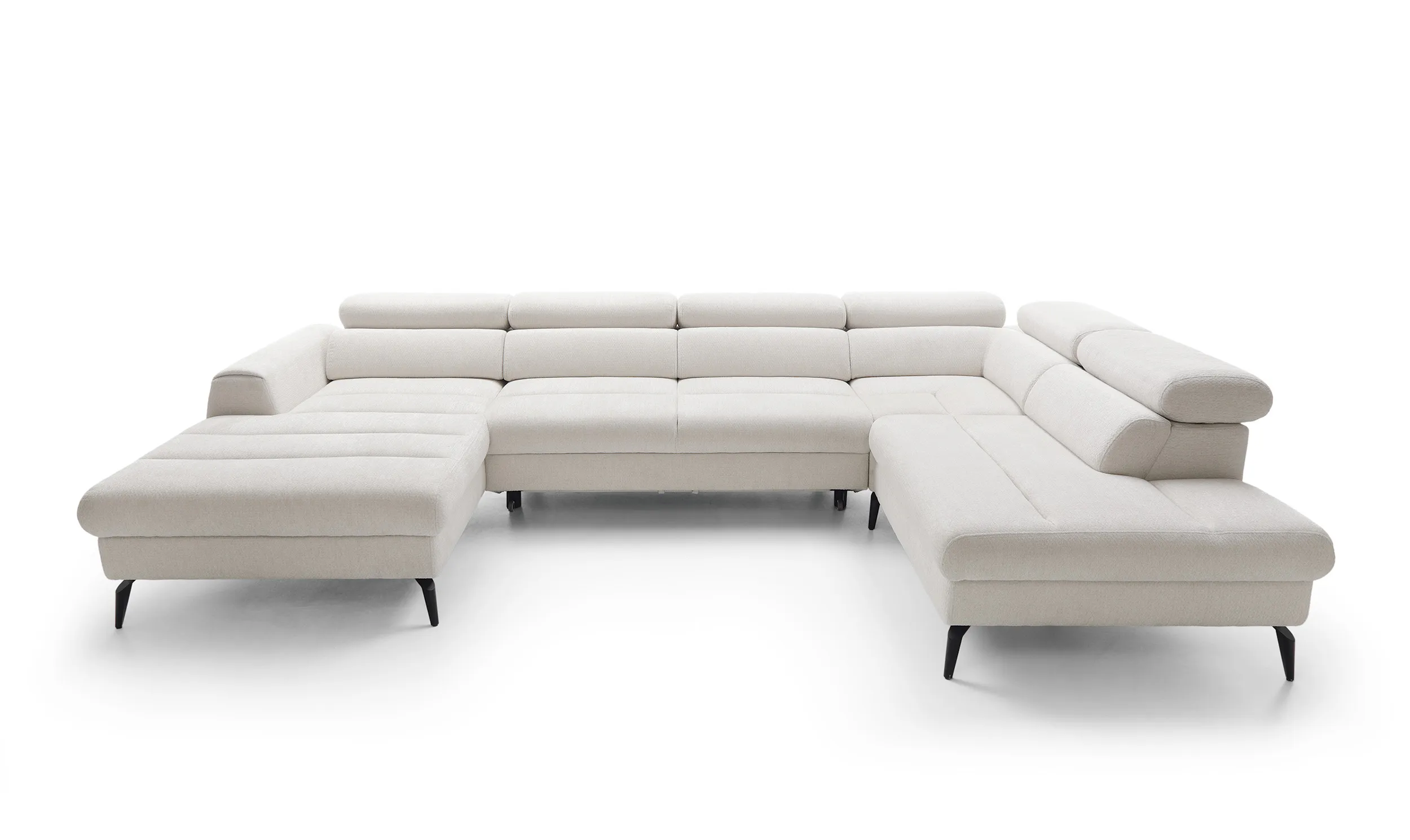 U formos minkštas kampas JAZZY U, kairinis/dešininis, 345x216x93 cm