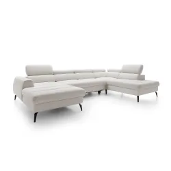 U formos minkštas kampas JAZZY U, kairinis/dešininis, 345x216x93 cm