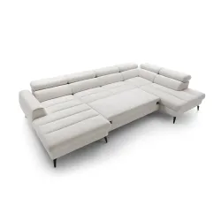 U formos minkštas kampas JAZZY U, kairinis/dešininis, 345x216x93 cm