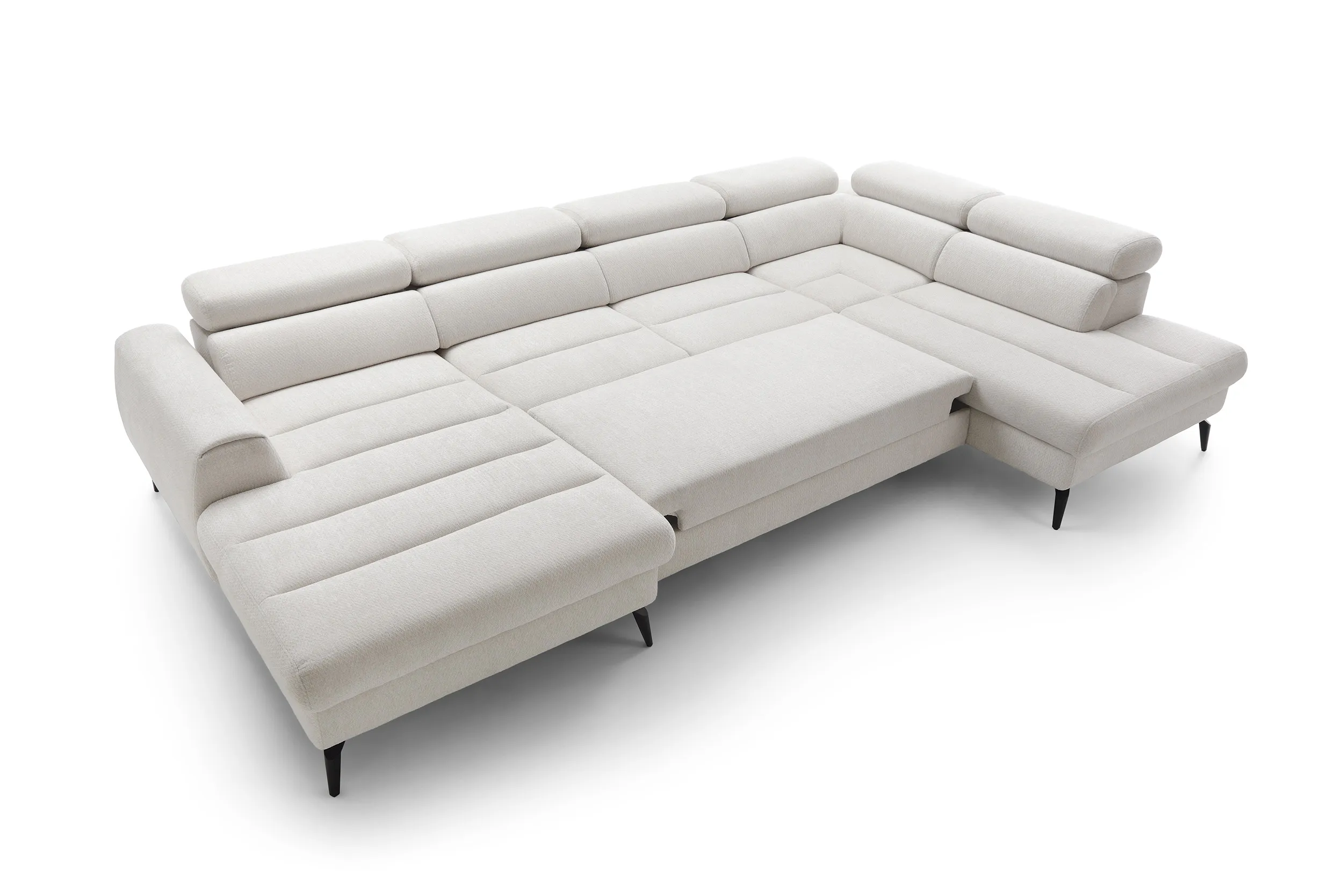 U formos minkštas kampas JAZZY U, kairinis/dešininis, 345x216x93 cm