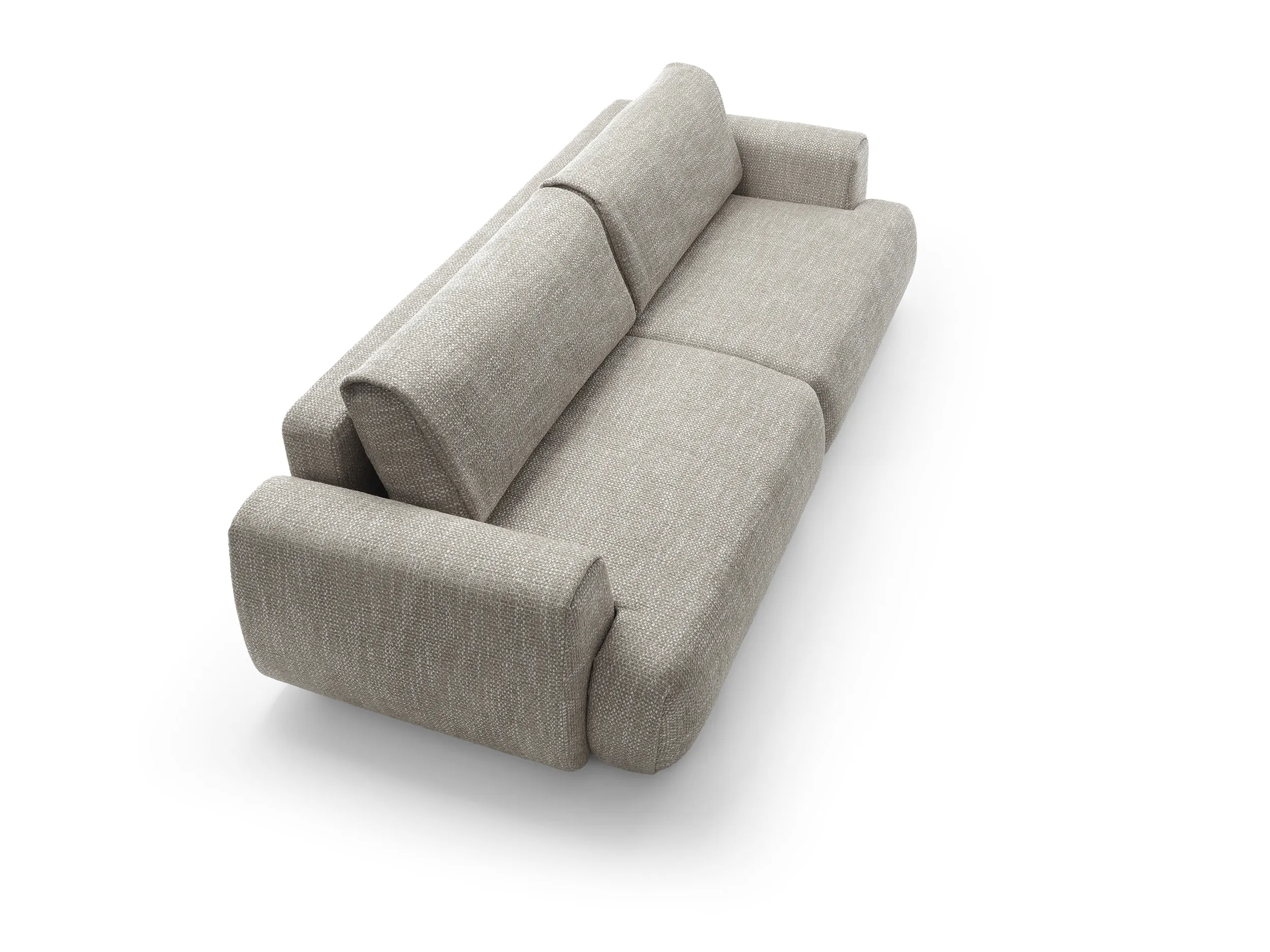 Sofa POCKE, ruda, 260x106x81 cm