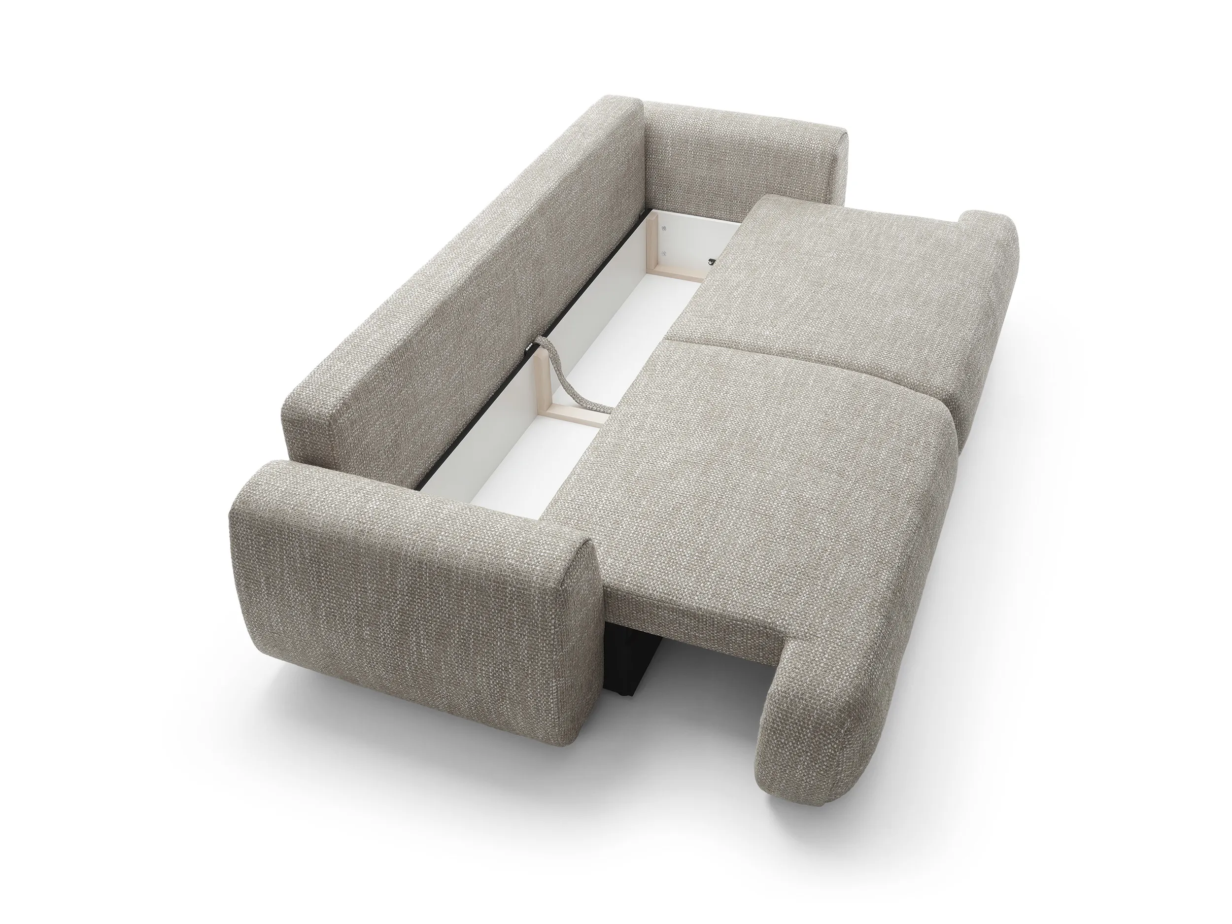 Sofa POCKE, ruda, 260x106x81 cm