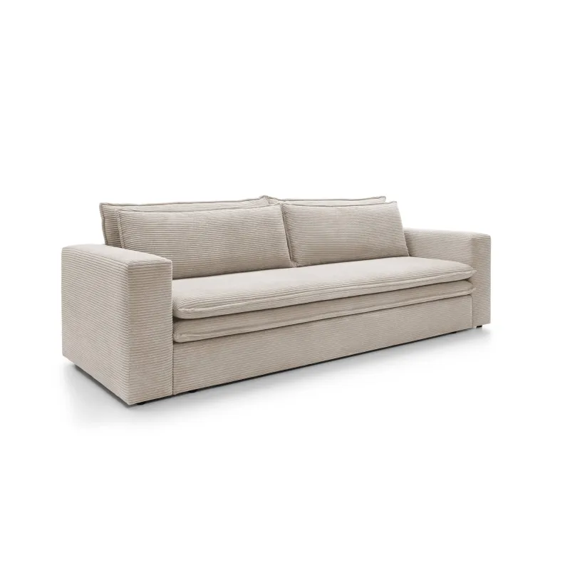 Sofa TILIO, smėlio, 244x95x82 cm