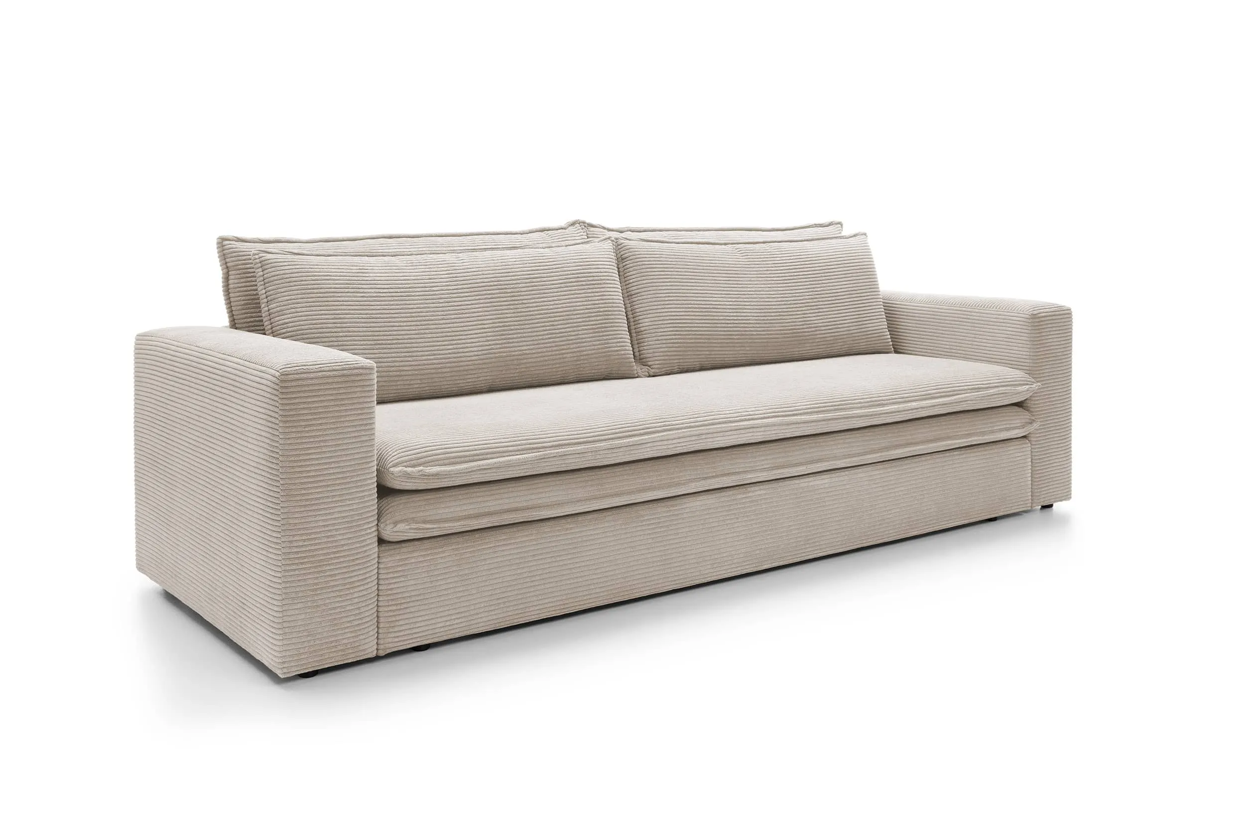 Sofa TILIO, smėlio, 244x95x82 cm