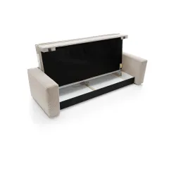 Sofa TILIO, smėlio, 244x95x82 cm