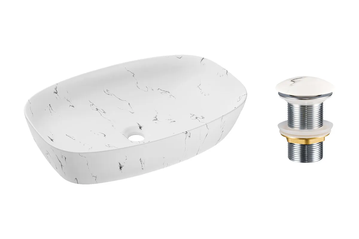 Pastatomas praustuvas MEGA, 60x38x14 cm