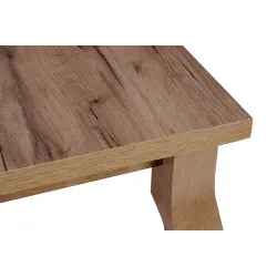 Stalas CABI, ąžuolo, išskleidžiamas, 150-190x80x76,5 cm