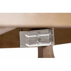 Stalas CABI, ąžuolo, išskleidžiamas, 150-190x80x76,5 cm