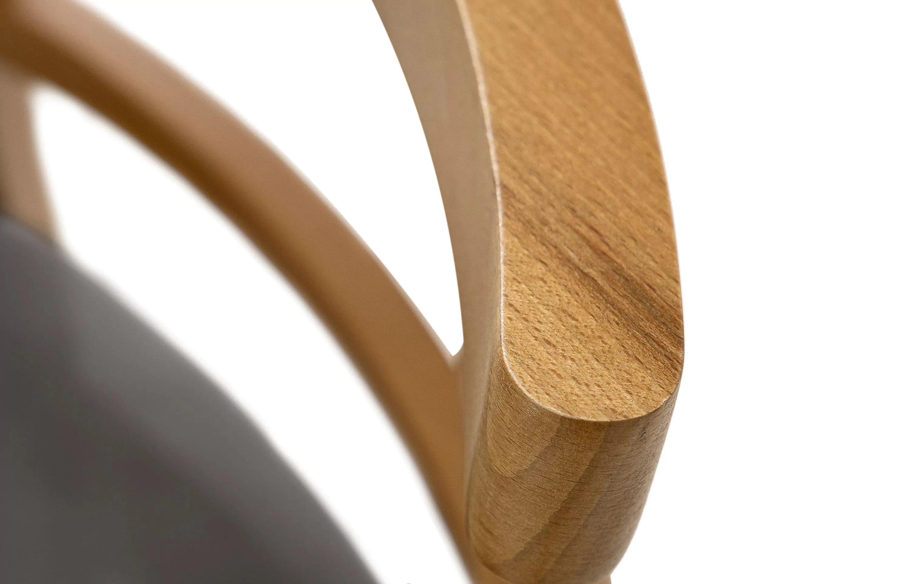 Kėdė LILIE, pilka/šviesaus ąžuolo, 47x45x76,5 cm