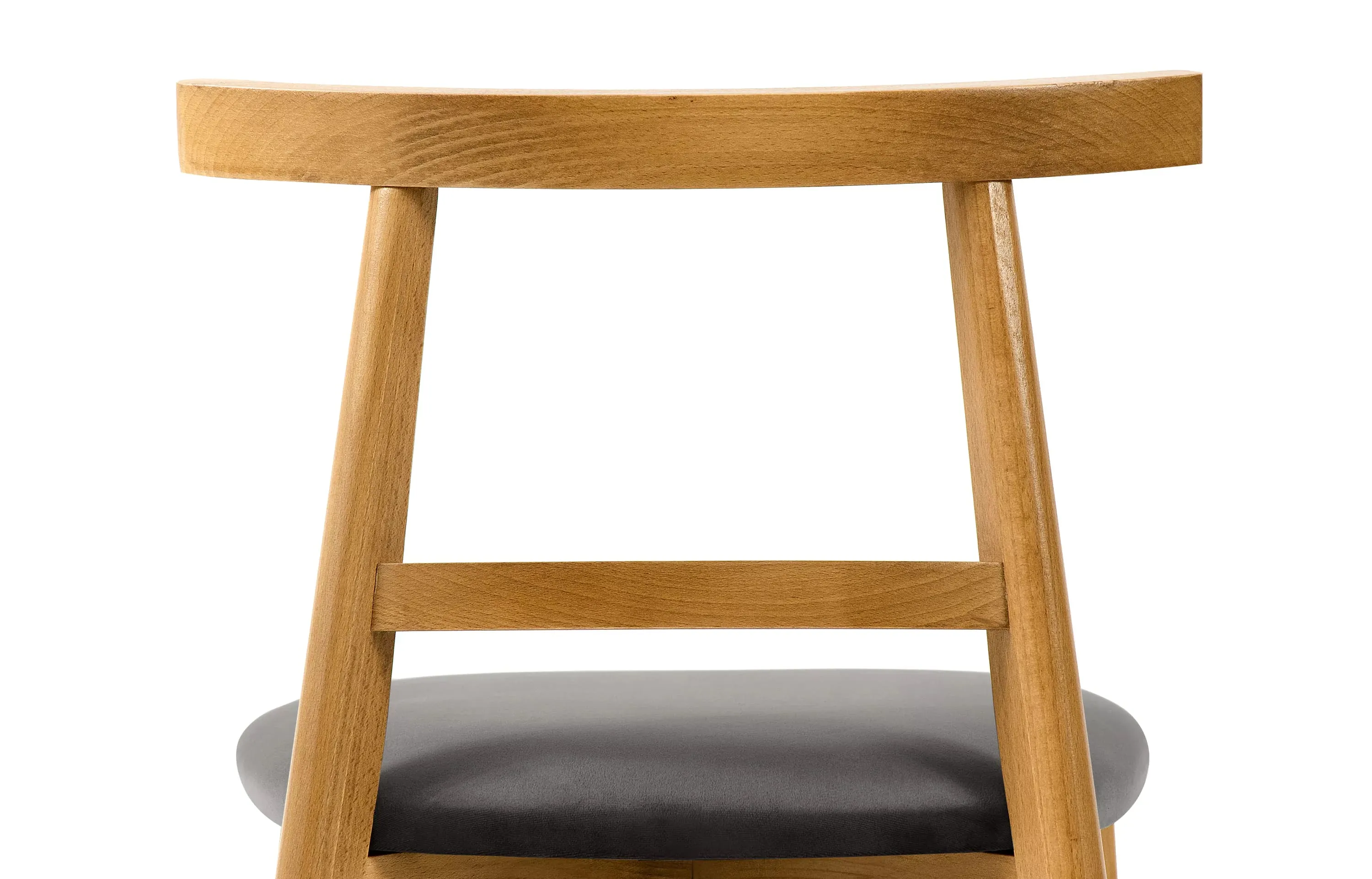 Kėdė LILIE, pilka/šviesaus ąžuolo, 47x45x76,5 cm