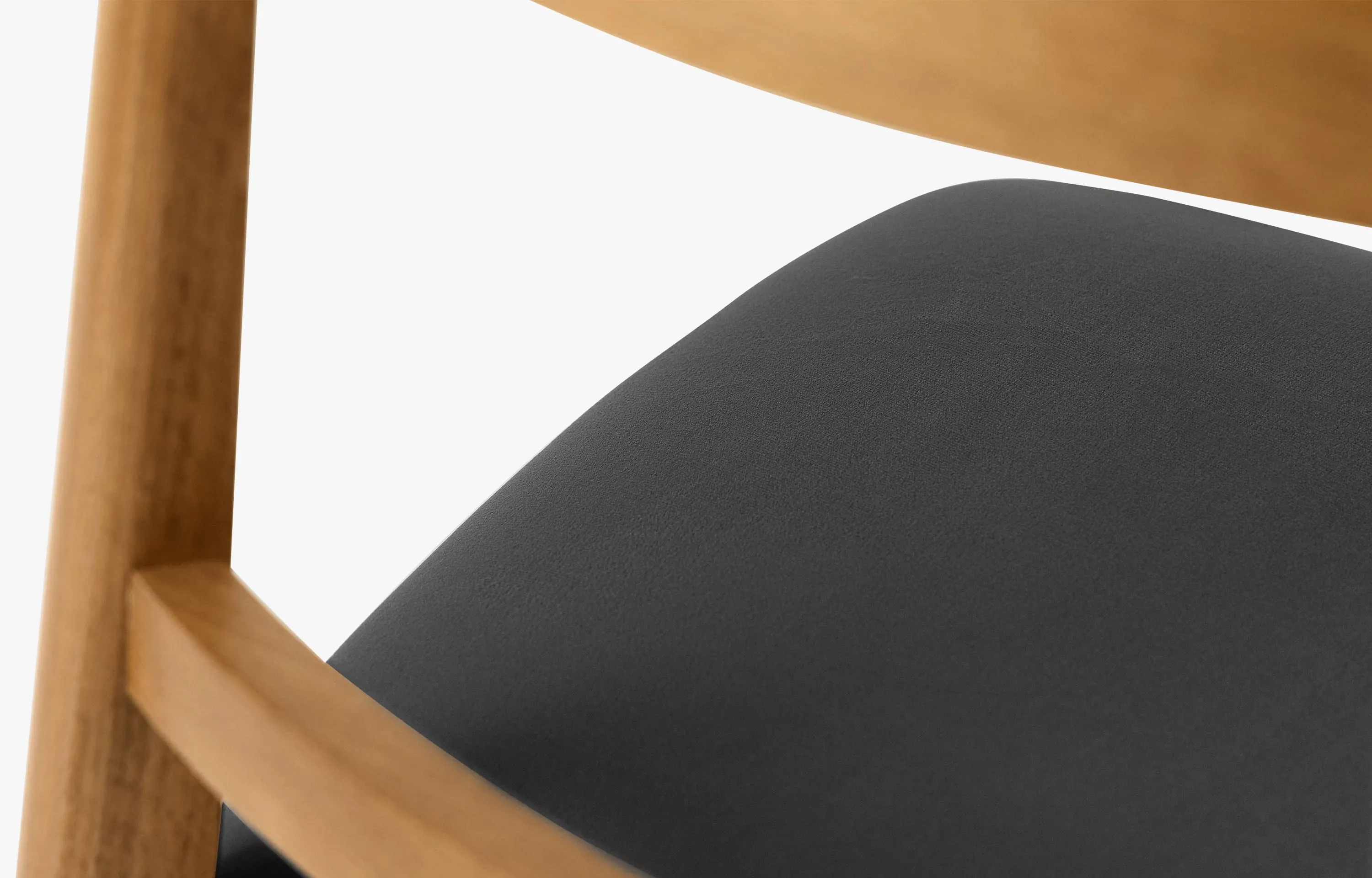 Kėdė LILIE, grafito/šviesaus ąžuolo, 47x45x76,5 cm