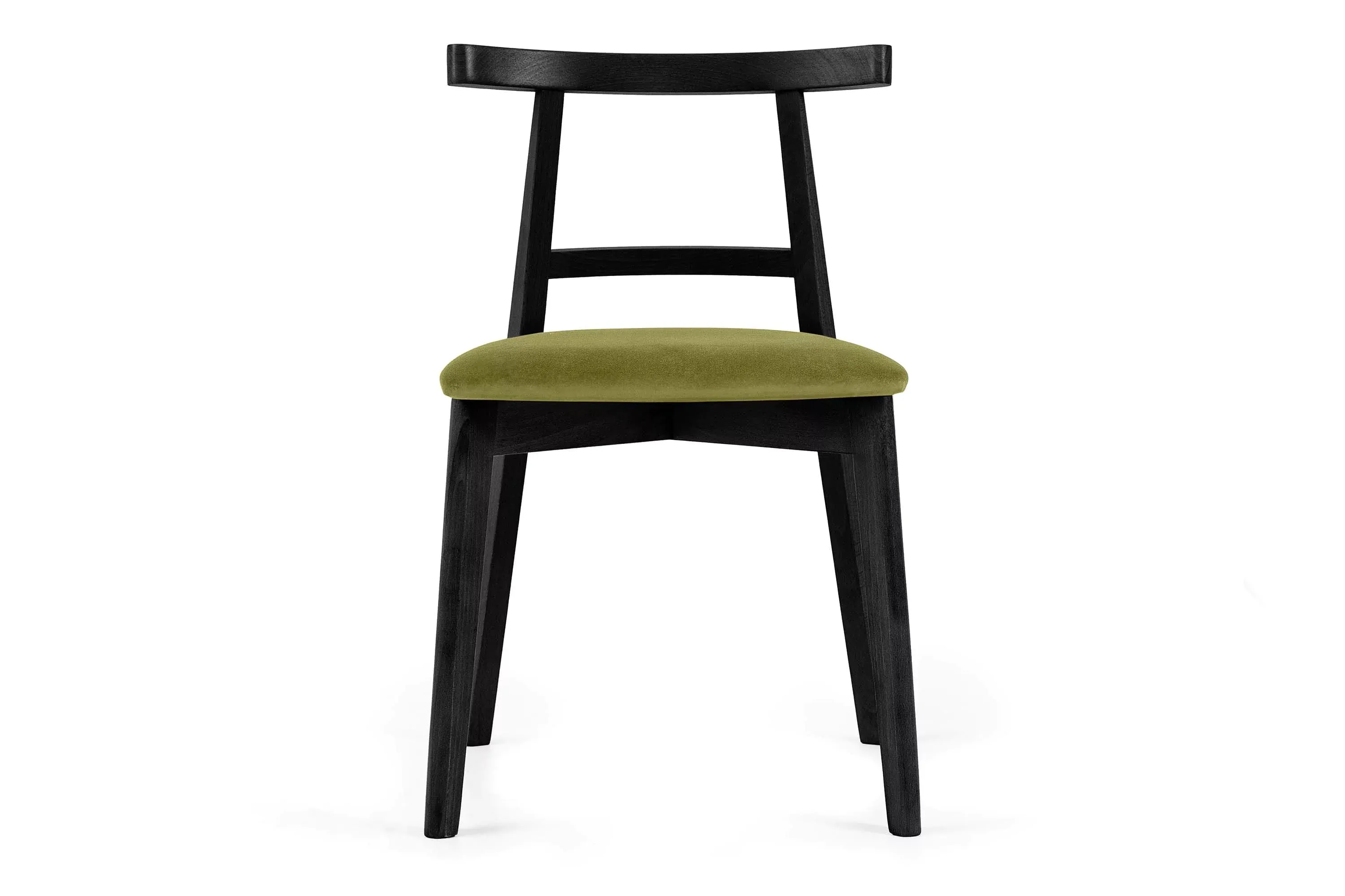 Kėdė LILIE, alyvuogių/juoda, 47x45x76,5 cm