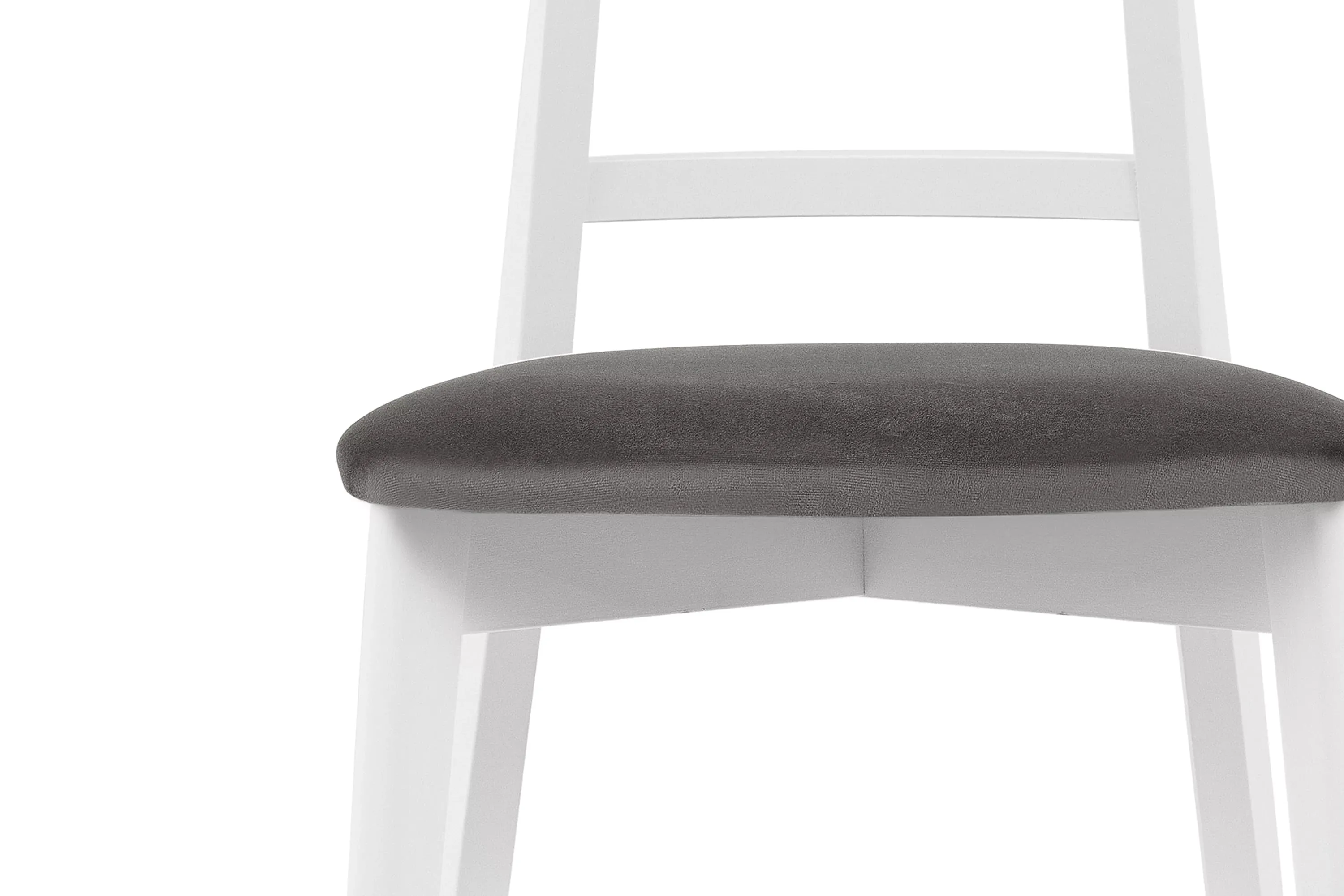 Kėdė LILIE, pilka/balta, 47x45x76,5 cm