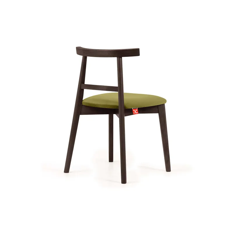 Kėdė LILIE, alyvuogių/tamsaus riešutmedžio, 47x45x76,5 cm