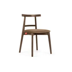 Kėdė LILIE, smėlio/tamsaus ąžuolo, 47x45x76,5 cm