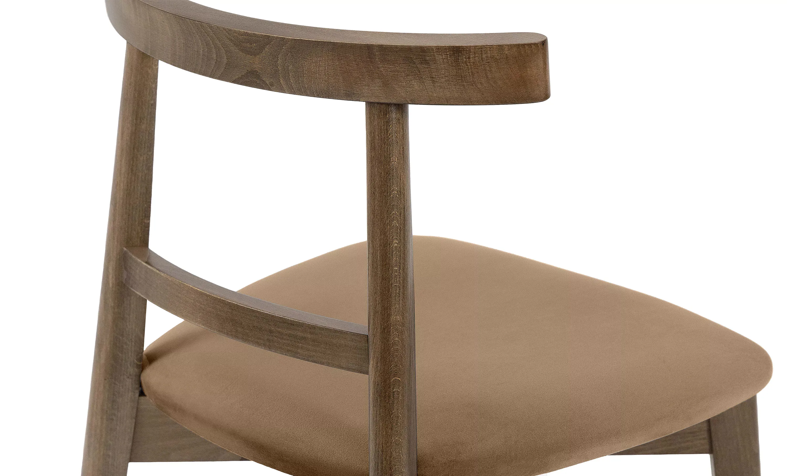 Kėdė LILIE, smėlio/tamsaus ąžuolo, 47x45x76,5 cm
