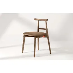 Kėdė LILIE, smėlio/tamsaus ąžuolo, 47x45x76,5 cm