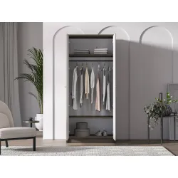 Dvidurė spinta AVANTI, 89x52x195 cm