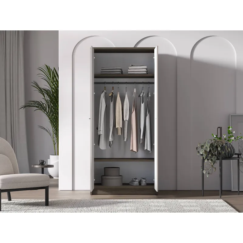 Dvidurė spinta AVANTI, 89x52x195 cm