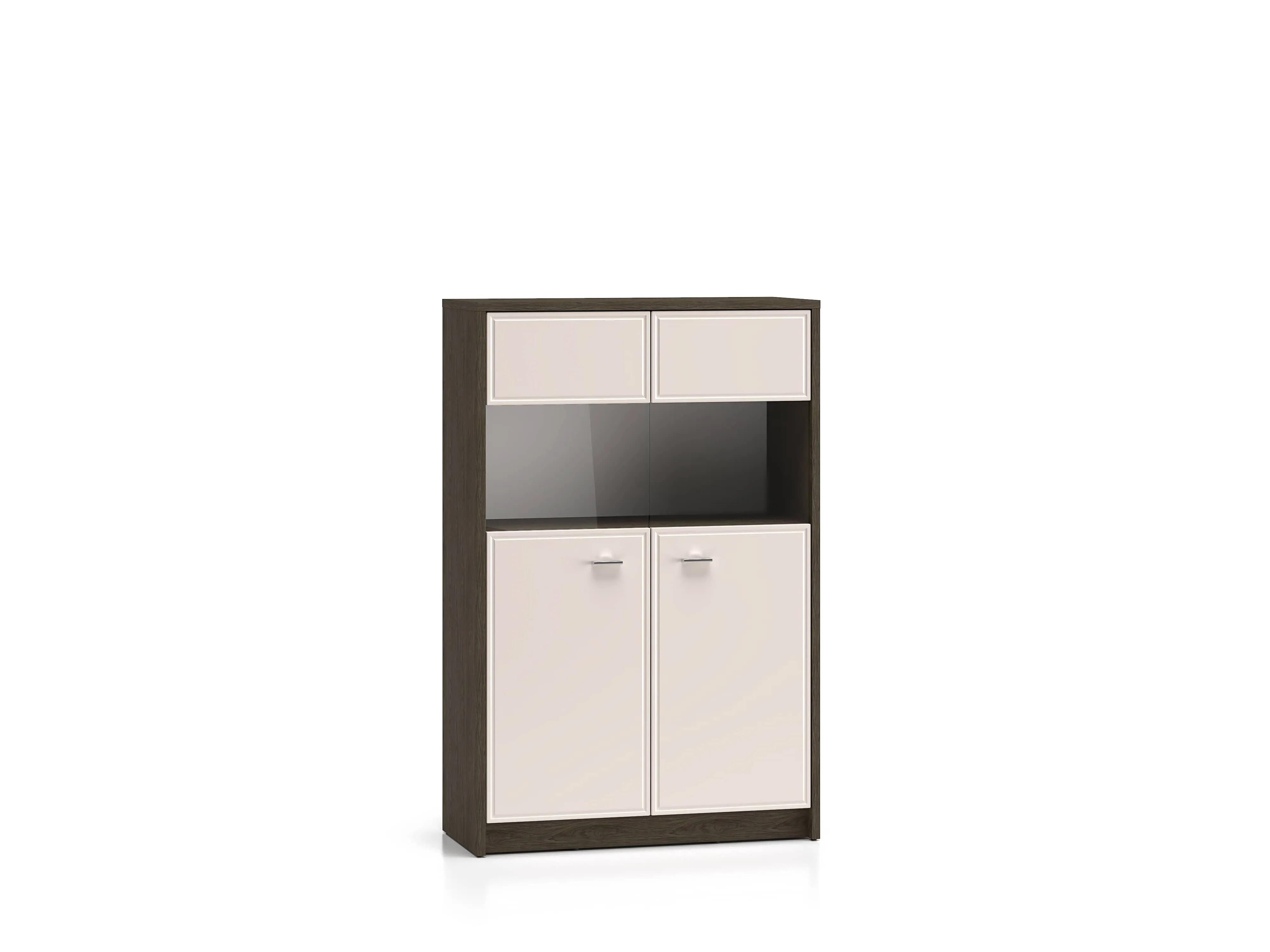 Dvidurė vitrina AVANTI, 92x40x141 cm