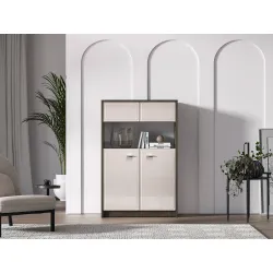 Dvidurė vitrina AVANTI, 92x40x141 cm