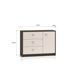 Komoda AVANTI, 117x40x85 cm
