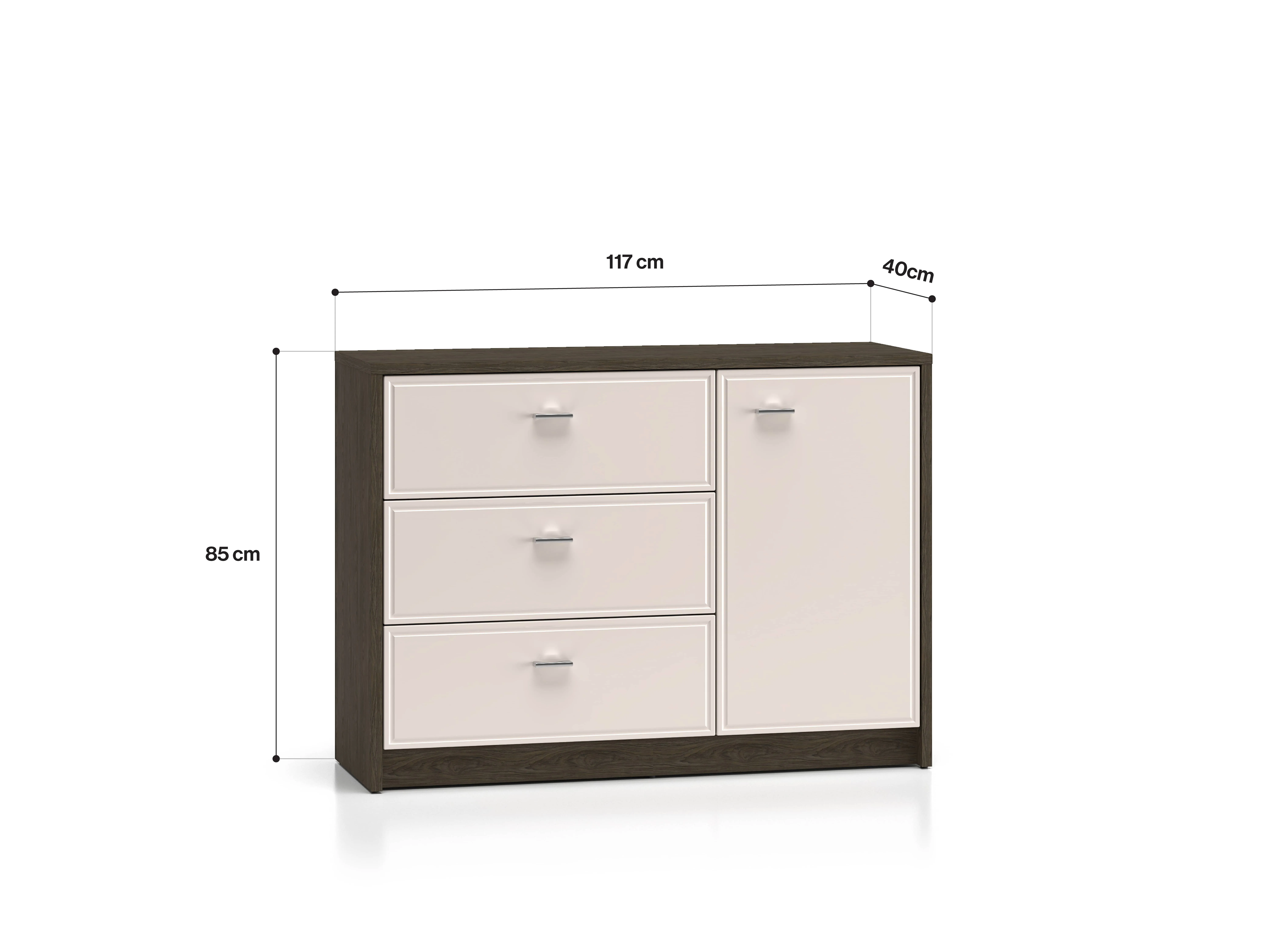 Komoda AVANTI, 117x40x85 cm