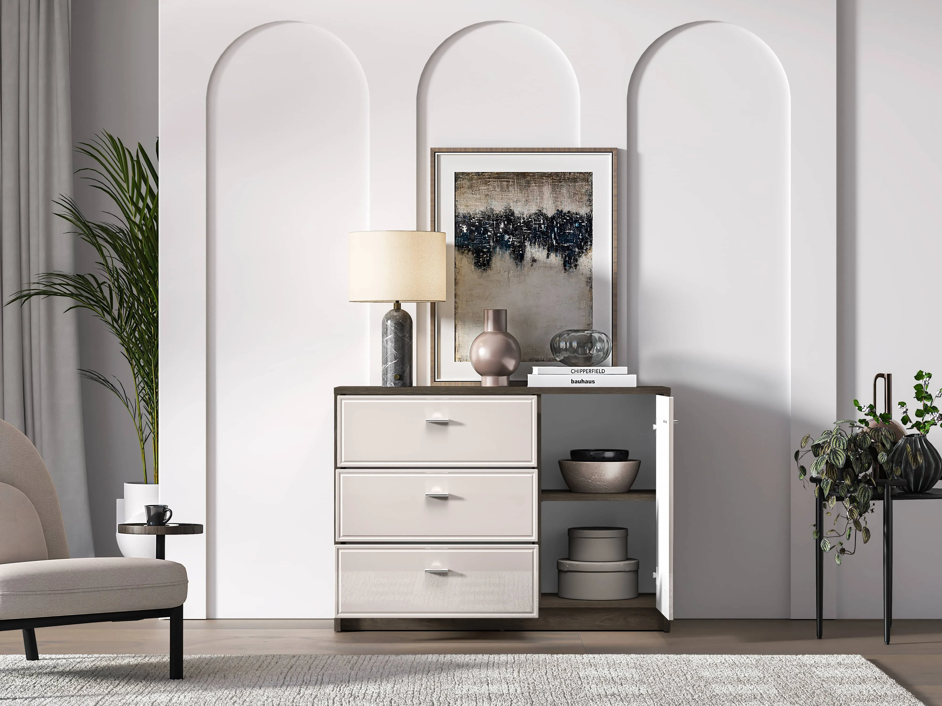 Komoda AVANTI, 117x40x85 cm