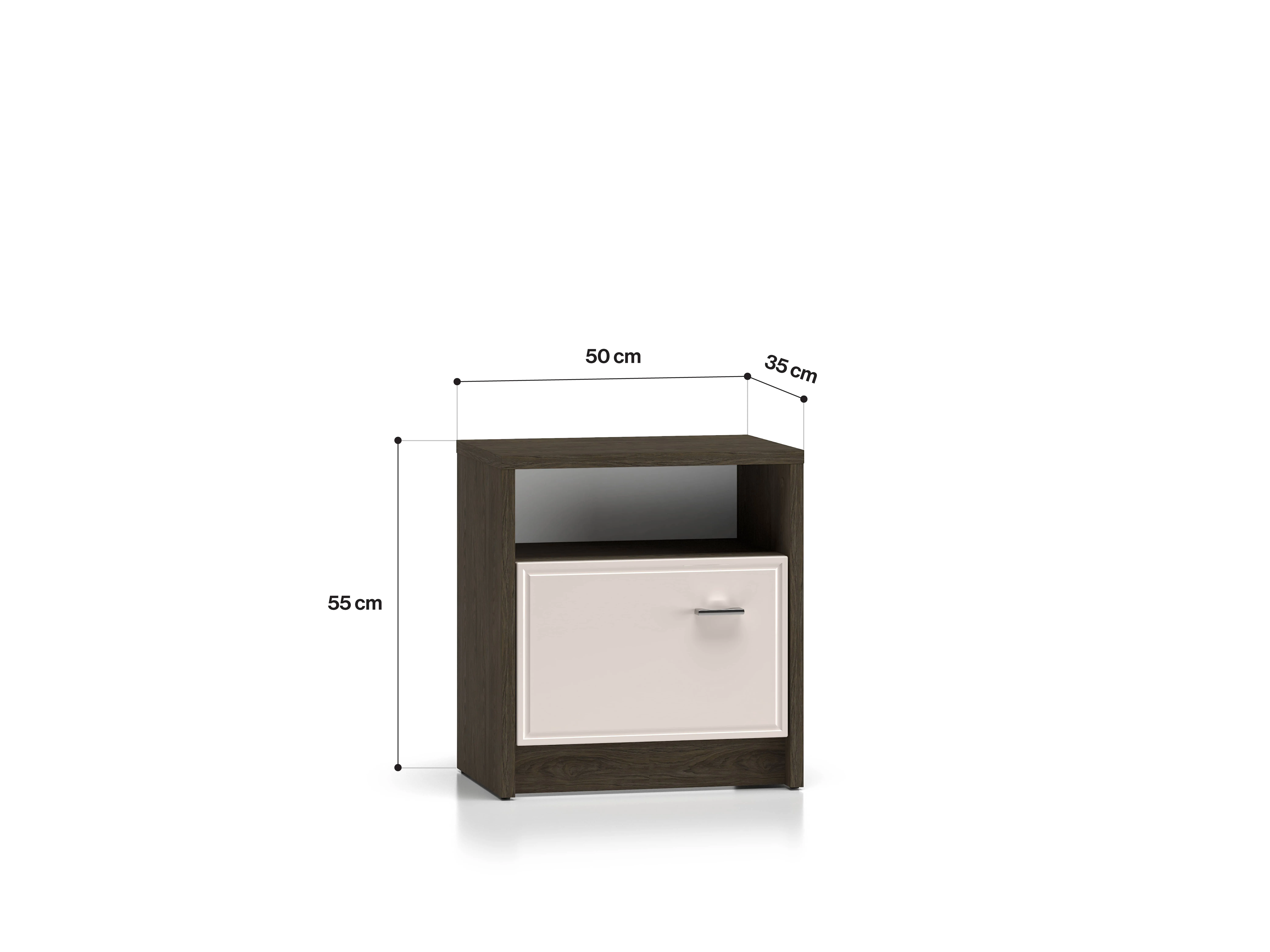 Naktinis staliukas AVANTI, 50x35x55 cm