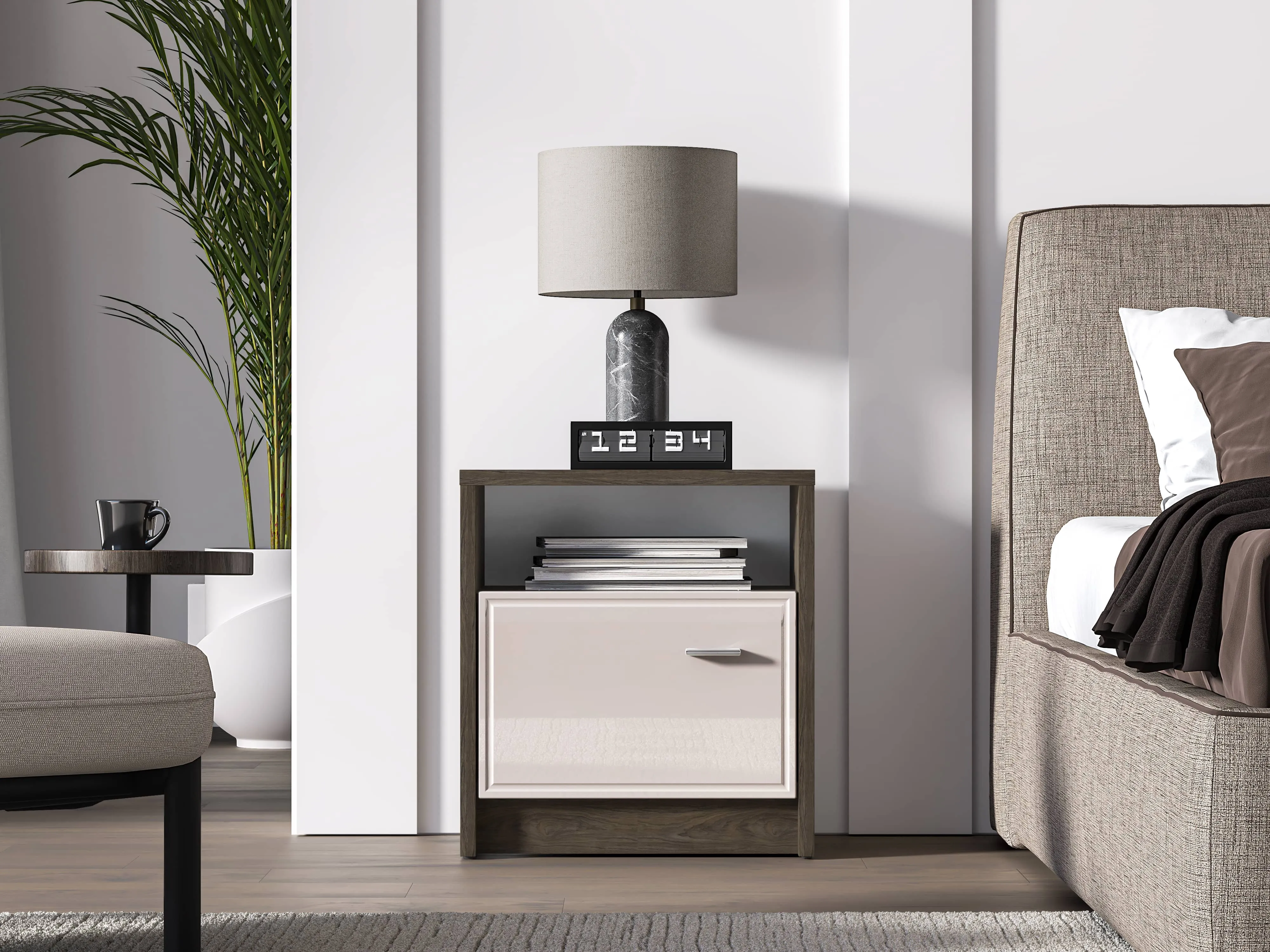 Naktinis staliukas AVANTI, 50x35x55 cm