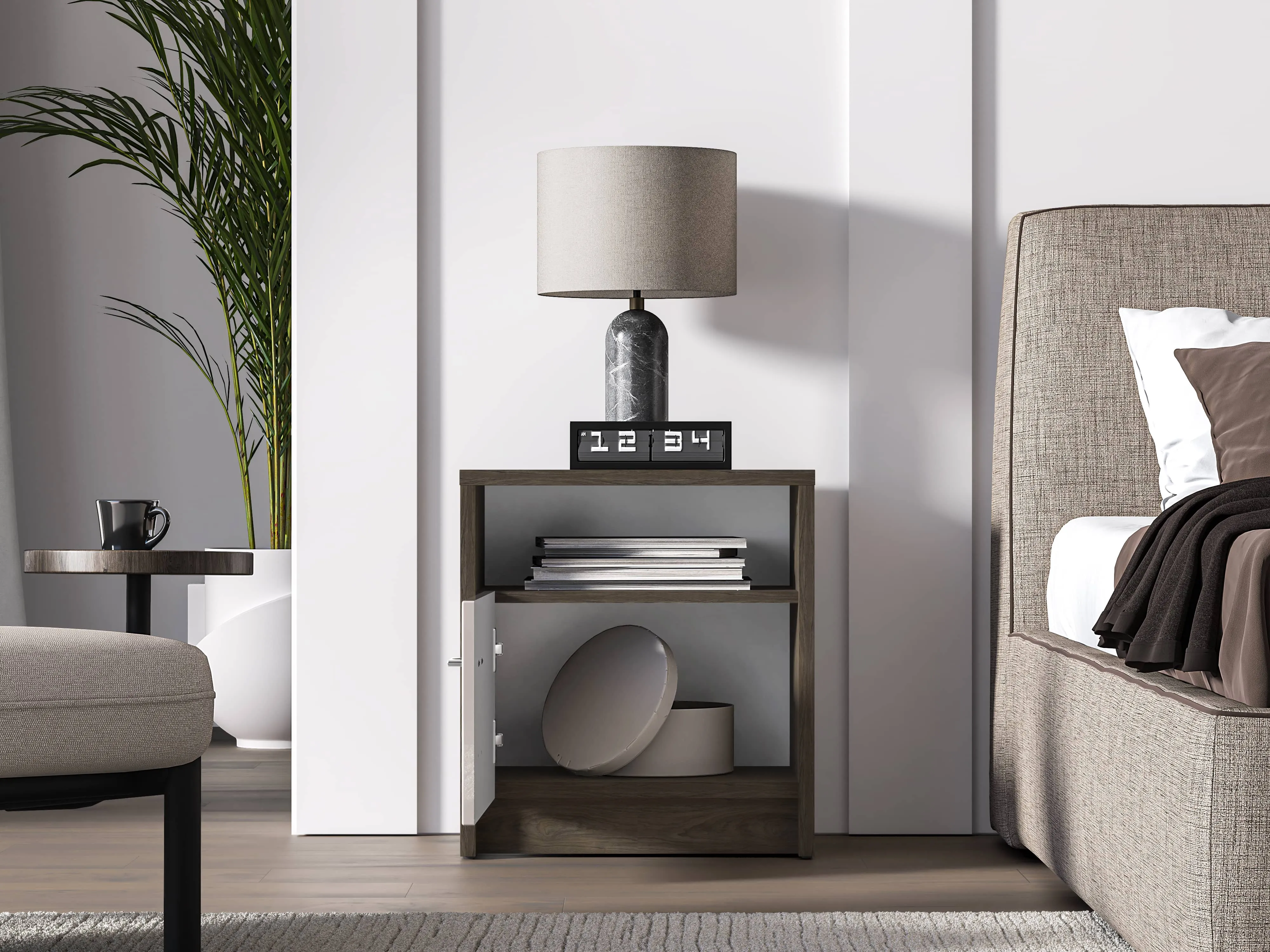 Naktinis staliukas AVANTI, 50x35x55 cm